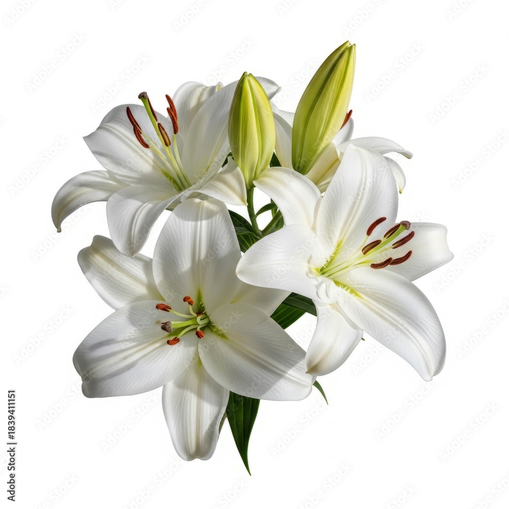 Fototapeta premium bouquet of lilies