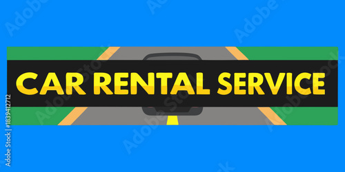 Car rental service logo