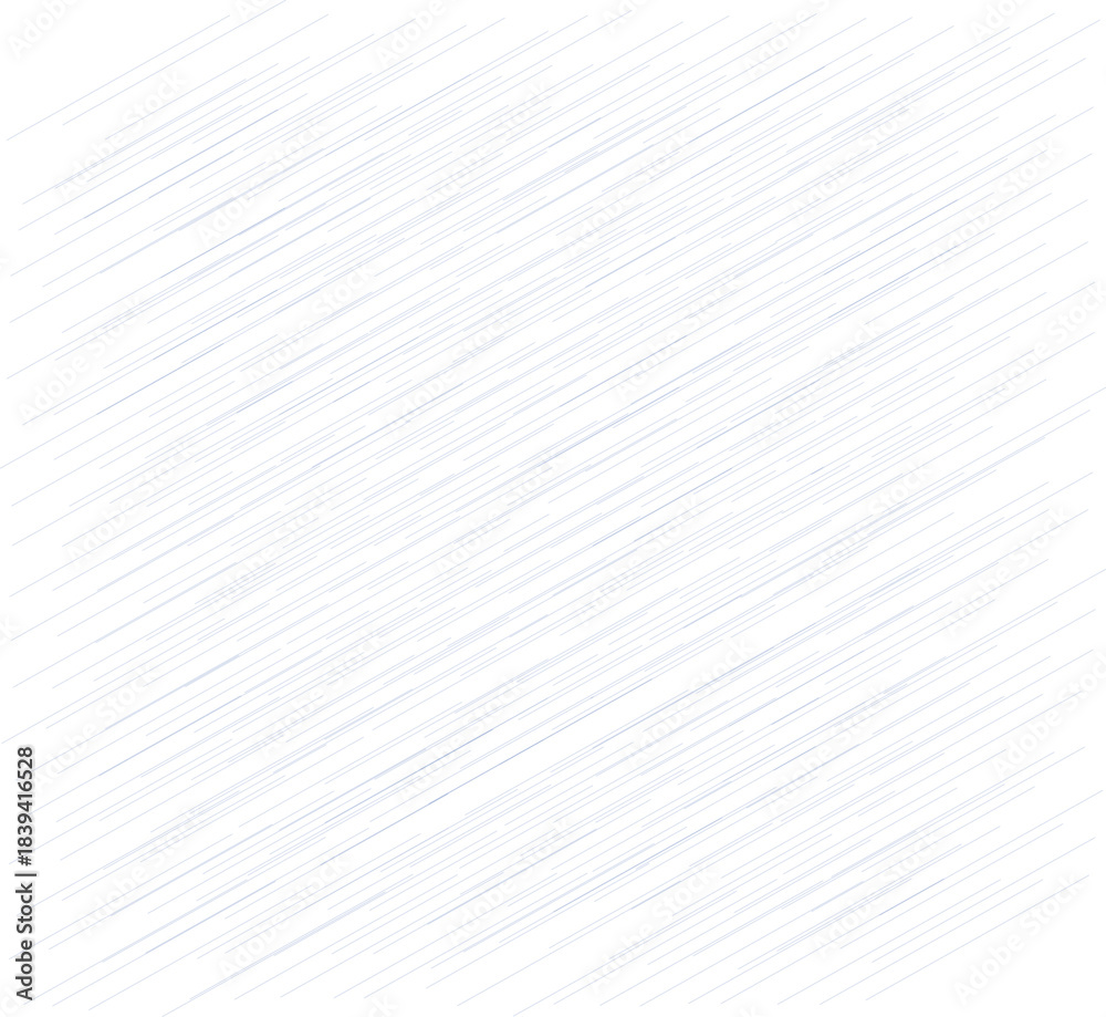 Naklejka premium Light blue diagonal lines on white background creating subtle dynamic abstract texture pattern isolated on transparent background, Vector