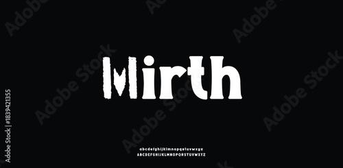 A quirky, uneven display font with a playful and cheerful charm.
