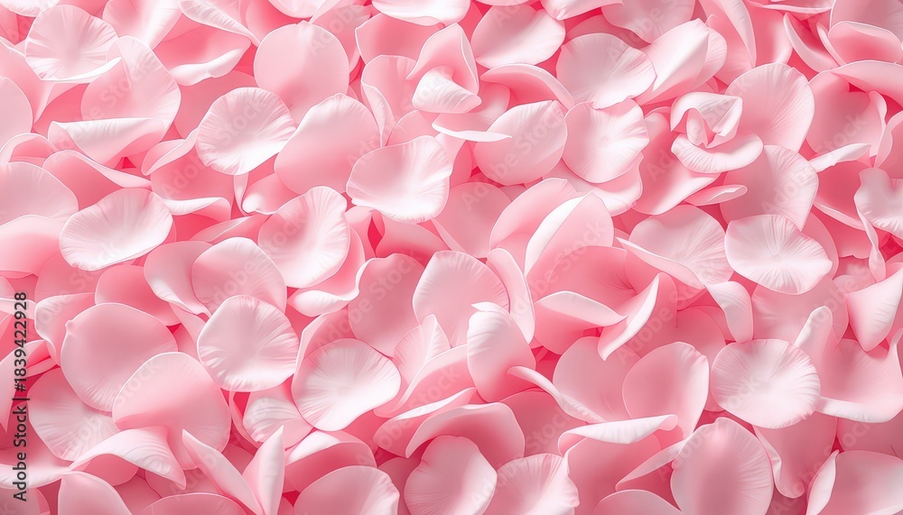 Obraz premium A soft and delicate scattering of light pink floral petals creating a beautiful textured background