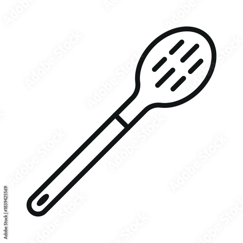 slotted icon vector in trendy flat design