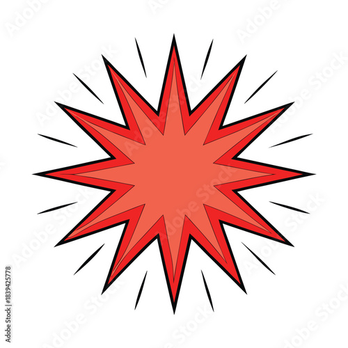 Radiant star-burst background with glowing rays spreading outward, creating a vibrant, energetic effect that adds sparkle, motion, and a dazzling touch to any design.
