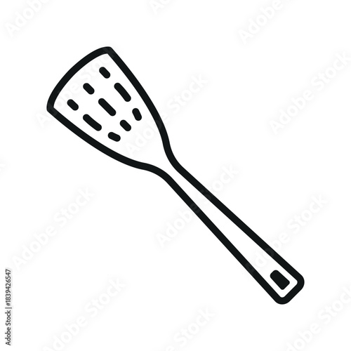 slotted icon vector in trendy flat design