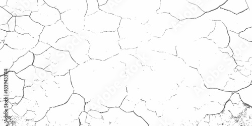 
modern black and white scratch and cracks grunge texture dust and distressed wall pattern white background..
