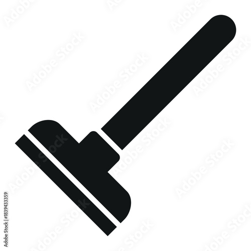 plunger icon vector in trendy flat design