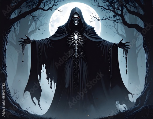 scary halloween background