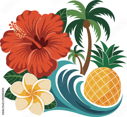 Detailed garden tools and lawn care illustration set featuring lawnmowers, planters, hand tools, watering can, and gardening equipment for outdoor and landscaping designs