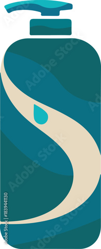 Cosmetic bottles isolated on transparent background