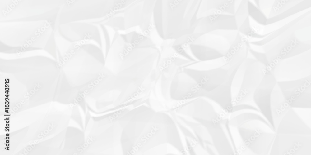 Obraz premium White crease billboard paper rough obsolete wrinkle. Cardboard paper white crumpled satin fabric ripped cloth decoration background 