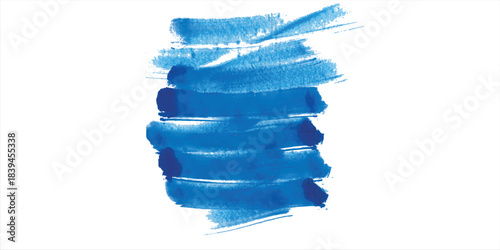 Abstract Blue and White Grunge Background with Halftone Style. Brush Stroke Illustration for Banner, Poster or Sports.