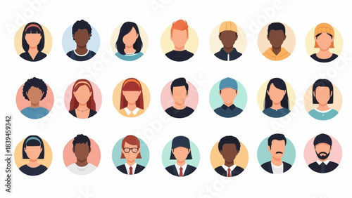 Diverse group of people profile pictures in a grid format.