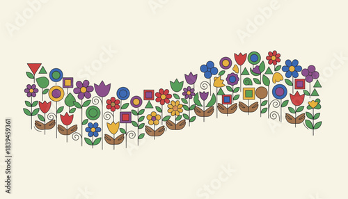 A garden with flowers of all colors in full bloom representing the beauty found in diversity and the importance of nurturing it.