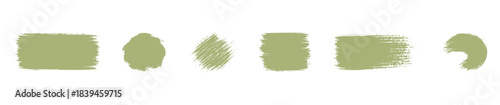 Collection of expressive brush strokes and organic shapes for graphic design and creative projects offering textured visual accents for various applications
