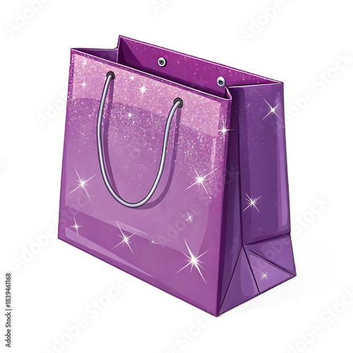 shopping bag isolated on white background
