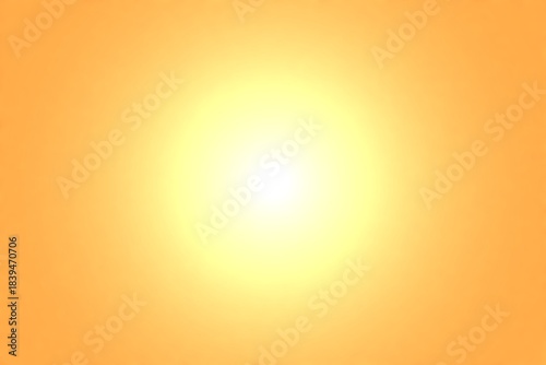 Warm orange and yellow radial gradient abstract background texture