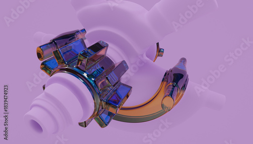 Fototapeta Naklejka Na Ścianę i Meble -  3d Abstract Design