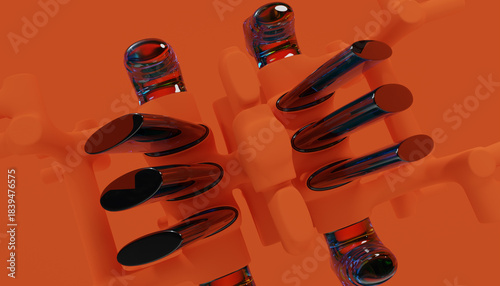 Fototapeta Naklejka Na Ścianę i Meble -  3d Abstract Design