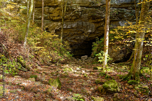 Cave at lost creek falls in Tennessee
