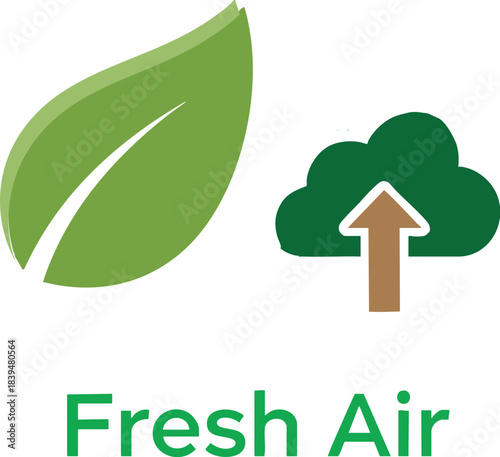 Fresh Air Eco Icon Design