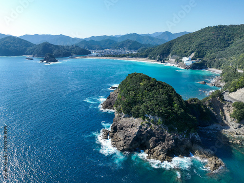 徳島県美波町　恵比須洞と大浜海岸