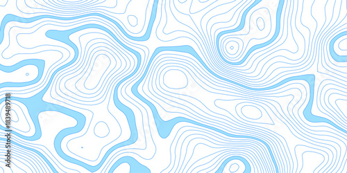 blue wave paper curved reliefs abstract on transparent  background, Abstract topographic contours map background, topography line map. Vintage outdoors style. World map Template. Stock vector