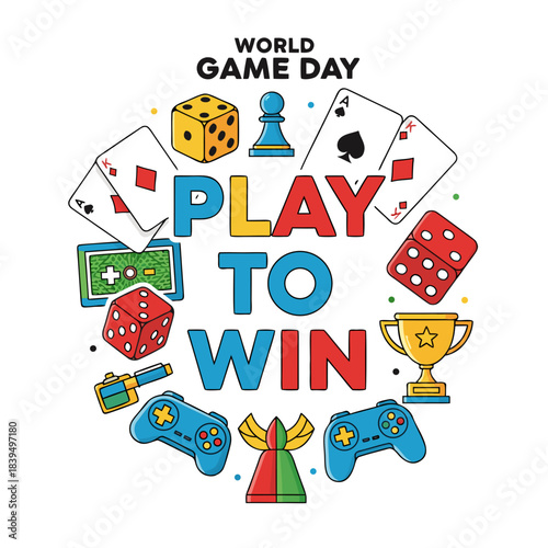 playing cards dice and poker chips in a casino themed design