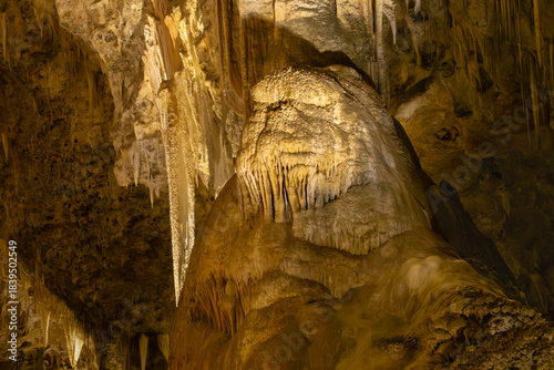 Speleothems at Carlsbad Caverns National Park, New Mexico