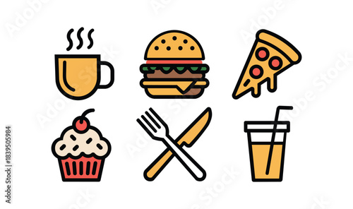 food and drink icons