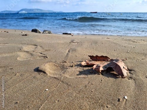 Sandy Beach with Soft Waves, Pylos, Greece