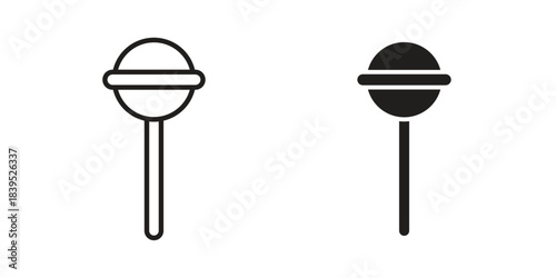 Candy icons illustration, line art, glyph style vectors