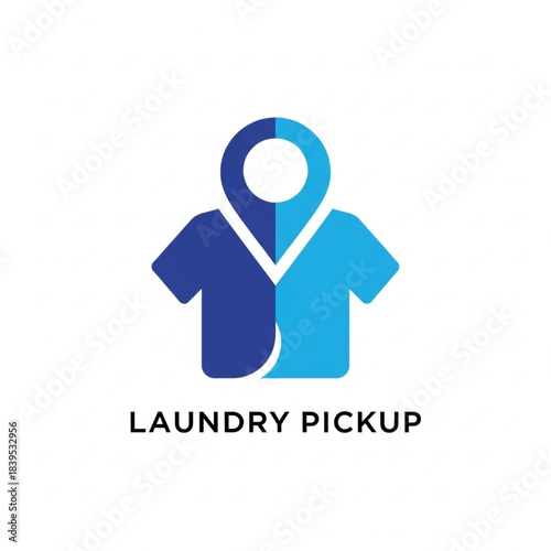 Laundry Pickup And Delivery Modern Logo For Clothing Services