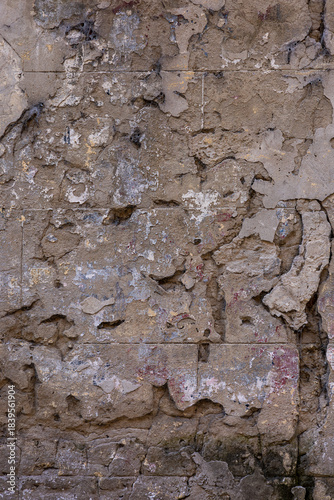 Aged broken wall texture background
