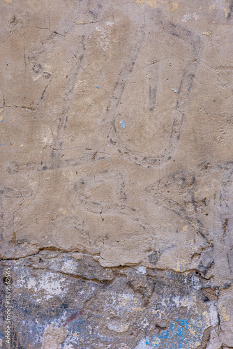 Aged broken wall texture background
