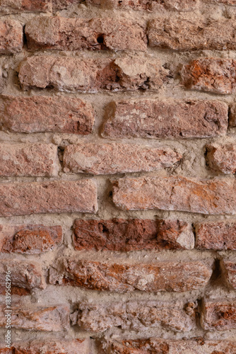 Exposed brick wall texture background