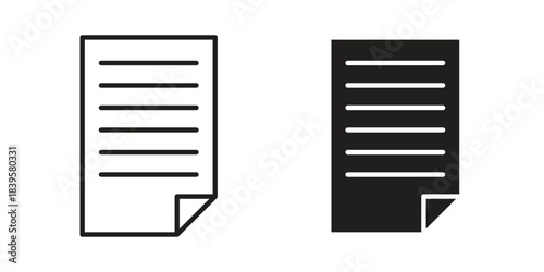 File icons Vector hand drawn illustration in doodle style. Simple sketch isolated.
