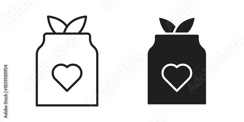 Furoshiki icons Vector hand drawn illustration in doodle style. Simple sketch isolated.