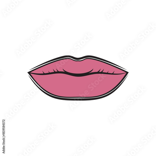 Woman's lips icon vector illustration design