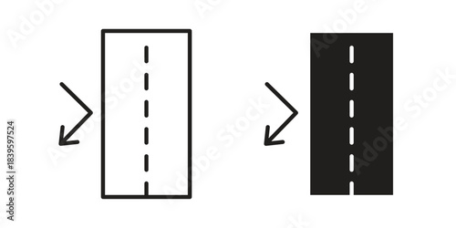 Insulation icons silhouette vector flat illustration design. Stroke line icons