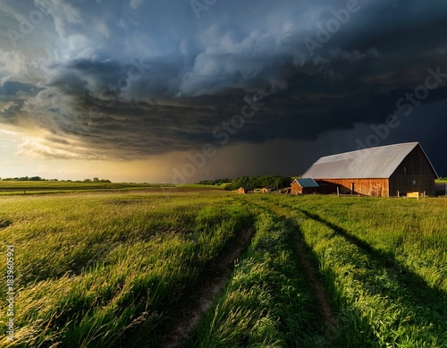 storm over farm