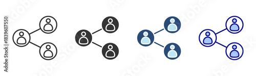 Social Share Icon Set. Designed In Multi Style