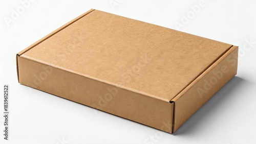 Mailer box with kraft texture mockup packaging mockup shipping mockup label mockup carton mockup brand mockup ecom mockup tape mockup mailer mockup background image