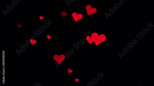 Valentine Love Animated Hearts