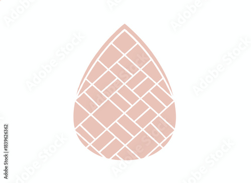 Reusable mesh net bag for eco‑friendly shopping, empty handmade string shopper, recyclable natural plastic‑free zero‑waste package, all depicted as a flat vector illustration isolated on a white