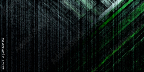 Futuristic green light digital technology pattern of abstract binary code data network design