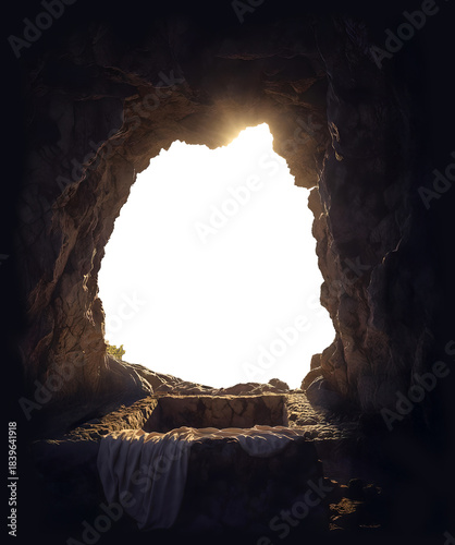 예수님의 부활의 상징 돌무덤 - 부활절