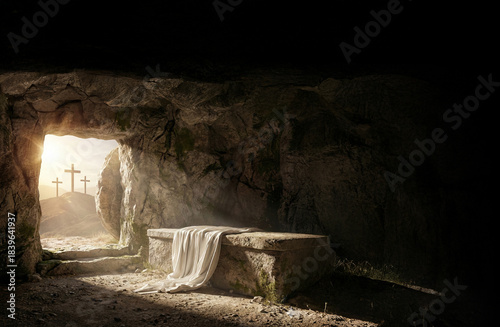 예수님의 부활의 상징 돌무덤 - 부활절