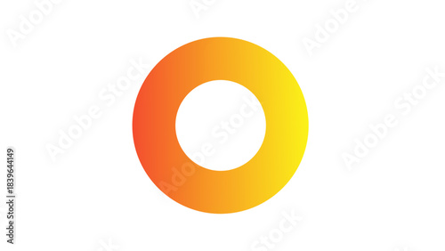 number 0 made of orange