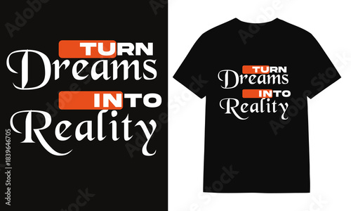 T-shirt design concept with casual fashion print on black cotton apparel vector illustration. Motivational Typography T-shirt Design. Motivational quotes. T-shirt Design.