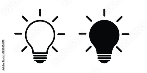 Light Bulb line icon